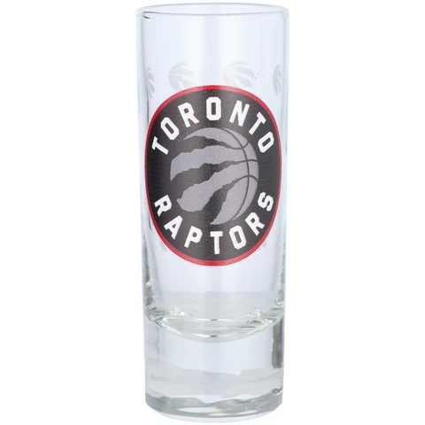 Toronto Raptors 2.5oz. Satin-Etched Tall Shot Glass Cover