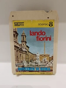 CARTRIDGE TRACK TAPE CASSETTA STEREO 8 LANDO FIORINI SOUVENIR DI ROMA - Foto 1 di 2