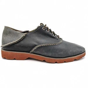 Sperry Top Sider Blue Gray Leather Casual Plain Toe Lace Up Oxfords Mens 12 - Picture 1 of 10
