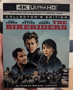 The Bikeriders (2023) Tom Hardy Austin Butler (Blu-ray + 4K UHD) w/ Slipcover - Picture 1 of 1