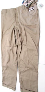 Neu Herren 38x33 hellbraun gefesselte Freizeithose verstellbar von Faded Glory - Bild 1 von 8