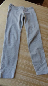 Athleta Girl Major League Mesh Tight Leggings Gray Stretch Gym Sz XLARGE 14 -  - Picture 1 of 7