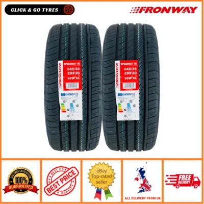 2 x 245/35ZRF20 FRONWAY SPEEDWAY56 95W XL RUNFLAT * * * * - 245 35 20 - 2453520 - Image 1 of 4
