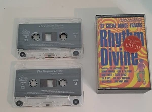 RHYTHM DIVINE DOUBLE CASSETTE TAPE ALBUM 1991 70S COMPILATION - Picture 1 of 3