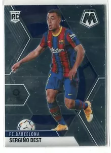 Tarjeta de novato Panini Mosaic La Liga 2020-21 Sergino Dest radiocontrol #58 FCB - Imagen 1 de 1