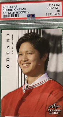 2018 Shonei Ohtani. Leaf. RC  Gem 10🔥🔥 - Image 1 of 2