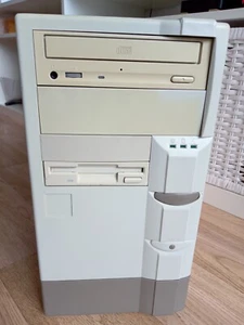Vintage retro DOS gaming computer - PC IBM 6x86L PR200+ 150MHz, 32MB RAM, Sound - Bild 1 von 24