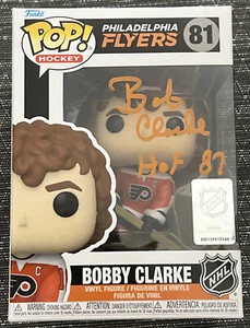 Bobby Clarke signed Funko Pop Philadelphia Flyers autographed Bob #81 JSA HOF - Picture 1 of 4