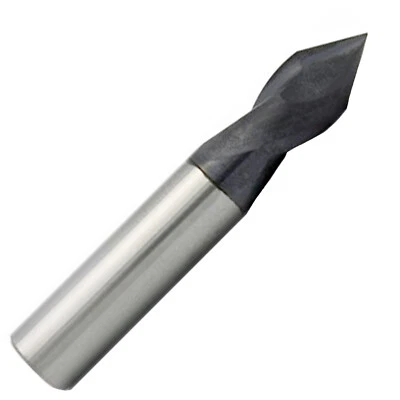 1/16" Diameter x 60Deg Drill Point End Mill(Drill/Mill 2 Flute AlTiN Carbide USA - Изображение 1 из 2