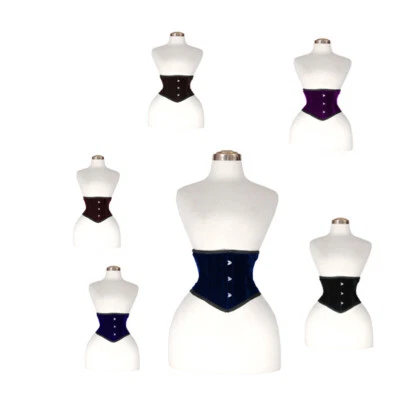 Corsé Entrenador de Cintura Modelador Cuerpo Prendas Modeladoras Corsés de Terciopelo Bajo el Busto Foto 1 de 2