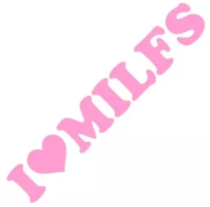 I Love Milfs | Windshield Banner Decal; Funny Custom Car Sticker; Window Decal - Foto 1 di 1