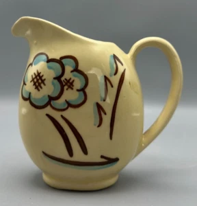 Vintage Shawnee Keramik 35 Kornblumenmuster blau und braun Vintage Krug - Bild 1 von 10