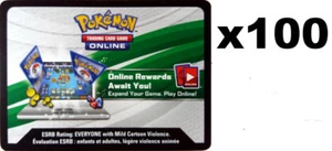 100x Pokemon GO TCGO Online Code Cards NEW! - Picture 1 of 1