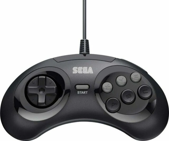 Retro-Bit Official Sega Genesis USB Controller - RBSGA035