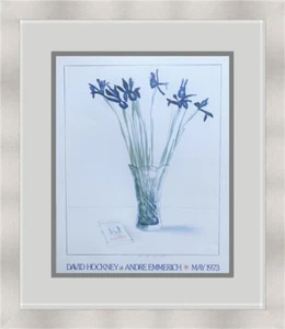 David Hockney - David Hockney at Andre Emmerich Custom Gallery Framed Print - Picture 1 of 2