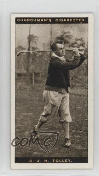1927 Churchman's Famous Golfers Tobacco Small Cyril Tolley James Hastings #43 - Image 1 of 2