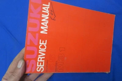 Original Suzuki " 55 " ModelM31 Service Manual, 168 Pages, Printed May 1964 - Image 1 of 4