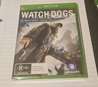 Watch Dogs ANZ Special Edition Microsoft Xbox One Brand New Factory Sealed ✨️  - Image 1 of 2