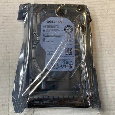 Dell Emc 1Tb 7.2K Sata 6Gb/S 3.5" Hdd Hus722T1Tala600 With Caddy 0Hnwhh Sealed - Image 1 of 4