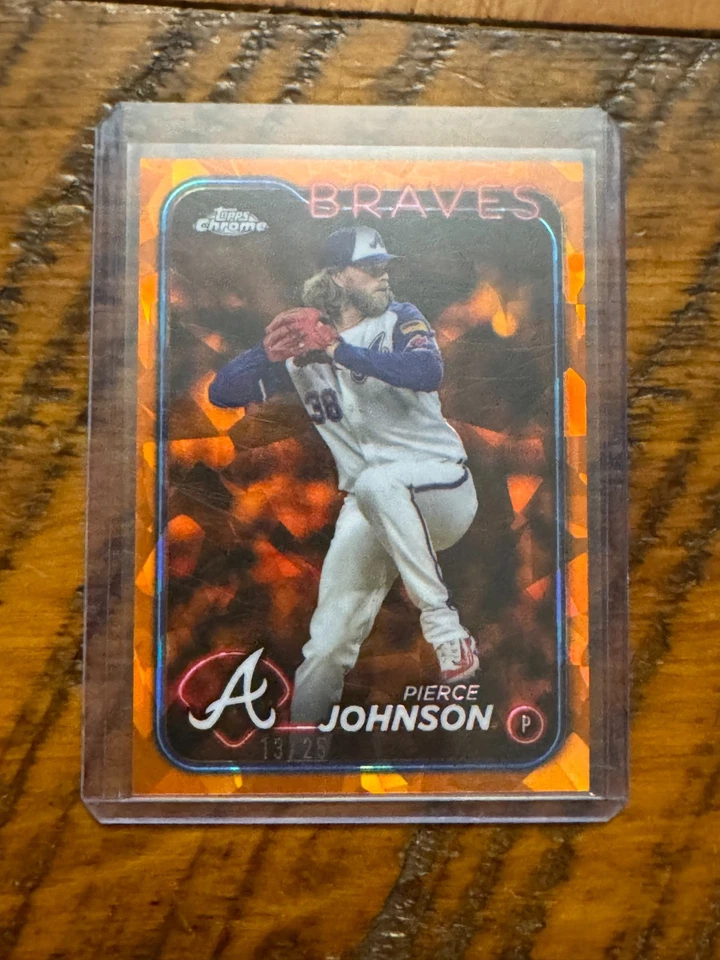 2024 Topps Chrome Update Series Sapphire Edition - Pierce Johnson #USCS335... - Image 1 of 2