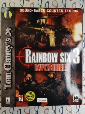 Tom Clancy's Rainbow Six 3 Raven Shield 2003 Windows PC CD-ROM Big Box Complete - Image 1 of 4