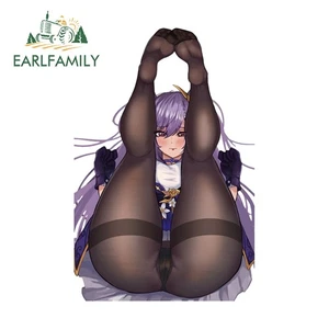 EARLFAMILY 5.1" Keqing Car Sticker Personality Campervan Skateboard JDM Decal - Picture 1 of 11