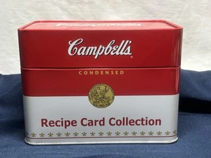 CAMPBELL'S Condensed Recipe Card Collection And Tin Holder 2021 Never Used - Picture 1 of 18