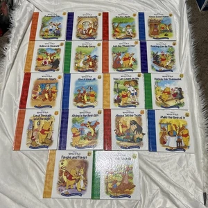 Vintage Set If 18 Disney’s Winnie The Pool Books From The Hundred Acre Woods Hc  - Picture 1 of 22
