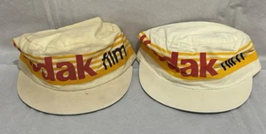 Vintage KODAK Snapback Hat Bundle Painter Trucker USA Made RARE Free Shipping - Picture 1 of 7
