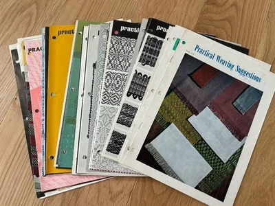 Lote de 38 boletines prácticos de sugerencias de tejido Foto 1 de 4