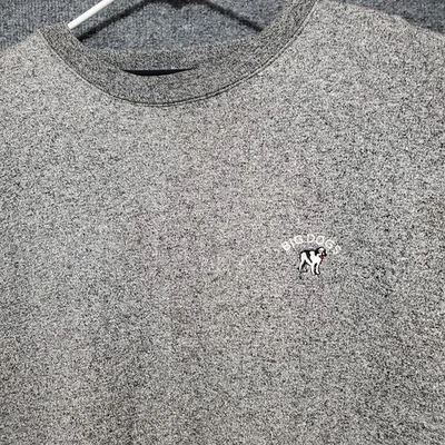 Vintage Big Dogs Sweatshirt Mens 2X Gray Y2K Embroidered Crewneck Casual Outdoor - Image 1 of 4