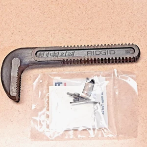 Ridgid 18" Pipe Wrench Replacement Hook Jaw, Coil & Flat Spring FREE SHIPPING - Picture 1 of 6