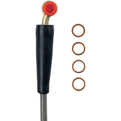 Línea de freno trenzada de acero inoxidable Moose Racing K01-1-035/P Foto 1 de 3