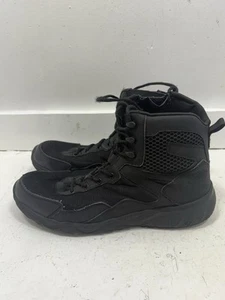 CQR Tactical Boots Lightweight 6" Inch Durable Size 10.5 Black Combat Side Zip - Picture 1 of 7