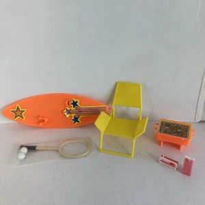 Barbie Hot Rockin Van Tour Bus Chair + Ken Tennis Racket + Accessories - Picture 1 of 24