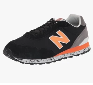 New Balance 515 V3 Mens Size 9.5 2E Black Orange Athletic Running Shoe ML515BT3 - Picture 1 of 6