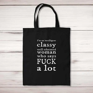 I'm An Intelligent Classy Woman Tote Bag - Imagen 1 de 6