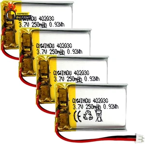 3.7V 250Mah 402030 Rechargeable Lithium Polymer Replacement Battery for DIY 3.7- - Picture 1 of 12