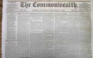 1865 Anti-slavery newspaper w FREDERICK DOUGLASS as delegate for "colored men"  - Picture 1 of 5