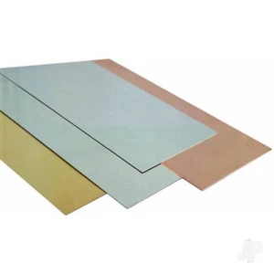 Tôle de tôle d'acier revêtue d'étain brillant K&S 16254 6" x 12" x 0,008" (1 pièce) - Photo 1 sur 5