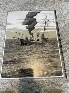 Jaws Variant Movie Poster Screen Print Art 18/24 55/60 - Picture 1 of 2