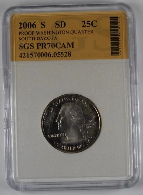 2006-S (WASHINGTON QUARTER) 25C --SOUTH DAKOTA-- - Image 1 of 2