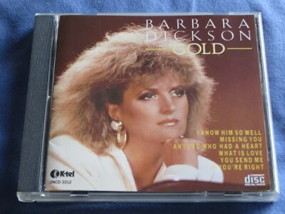 BARBARA DICKSON Gold  (CD 1985)  ORIGINAL RELEASE K-tel  ONCD 3312 - Image 1 of 3