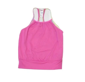 Ivivva Lululemon Pink Tie Dye Double Dutch Tank Top Size 6 Sports Bra Yoga - Picture 1 of 5