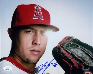 Tyler Skaggs Los Angeles Angels Signed 8x10 Matte Photo JSA Authenticated - Picture 1 of 2