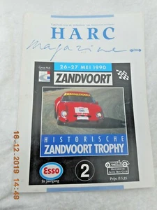 14e HISTORISCHE ZANDVOORT TROPHY PROGRAMME MAY 1990 (NETHERLANDS) - Picture 1 of 1
