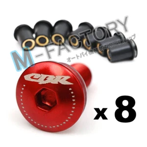 Nueva CBR pernos de parabrisas rojo para Honda CBR1000RR 04 05 06 07 08 09 10 - Imagen 1 de 1