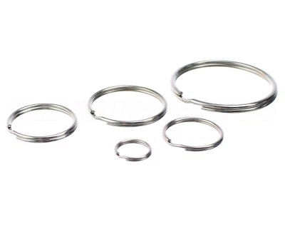 Llaveros divididos - 9/16" 1" 1 3/16" 1 3/8" 2" 3" pulgadas - Llavero 10 50 100 1000 Foto 1 de 2