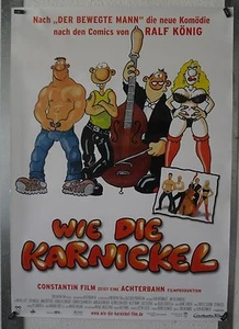 DS10062 - KINOPLAKAT - Ralph König's WIE DIE KARNICKEL - Gerollt - Bild 1 von 2