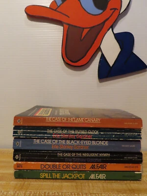 Lot 6 Vintage PB Books Perry Mason - A. A. Fair  / Erle Stanley Gardner Foto 1 de 4